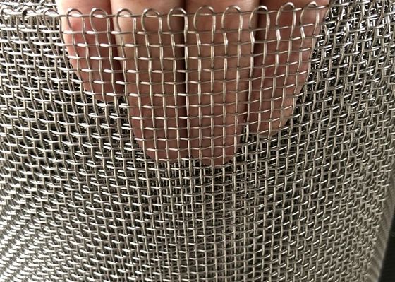 Verpakt Randroestvrij staal 304 1X30M Woven Wire Mesh Screen