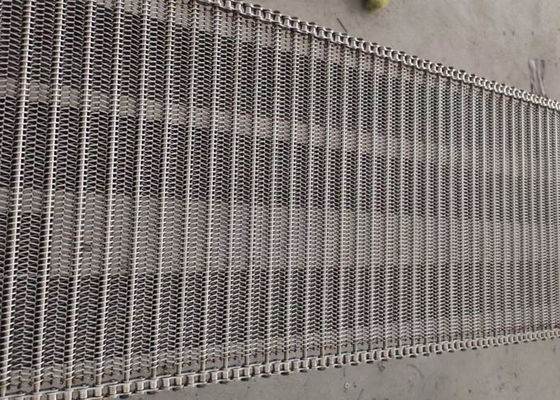 Bakkende en Koelsgs Ss304 Ketting Mesh Conveyor Belt