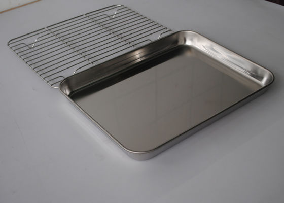 Goede prijs. Het Koolstofstaal past de Draad Mesh Tray 0.8mm van de Voedselrang L60cm Dikte aan online