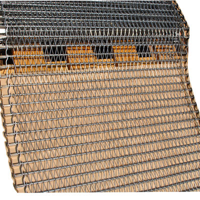 201 weerstand Oven Spiral Conveyor Belt Op hoge temperatuur