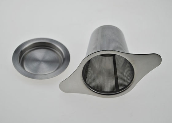 De de aangepaste van de Draadmesh filter for loose leaf van Embleemfda Thee en Koffie