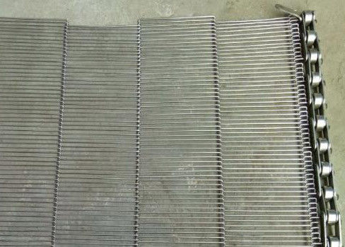 Vlakke Flex Chocolate Chain Mesh Conveyor-niet Giftige Riem