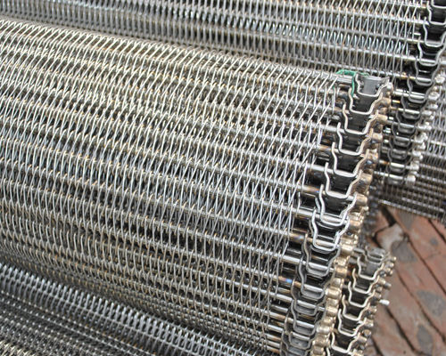 Spiraalvormige Diepvriezer die FDA-de Transportband van de Kettingsverbinding drogen