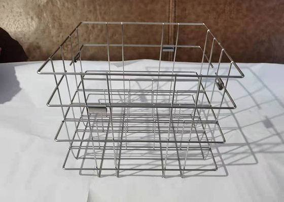 Goede prijs. Hittebestendigheid 304 Industrie van Mesh Storage Basket For Medical van de Roestvrij staaldraad online