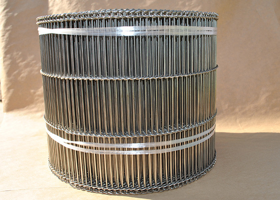 Goede prijs. Aangepaste Grootte 1mm Vlak Flex Wire Mesh Conveyor Belt-Roestvrij staal online